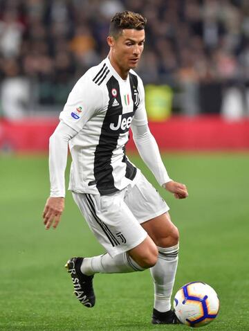 Soccer Football - Serie A - Juventus v Torino - Allianz Stadium, Turin, Italy - May 3, 2019 Juventus' Cristiano Ronaldo in action REUTERS/Massimo Pinca