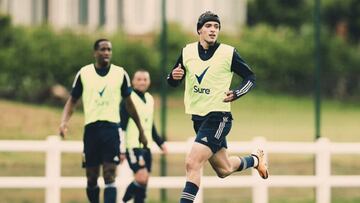 Ra&uacute;l Jim&eacute;nez en un entrenamiento con el Wolverhampton