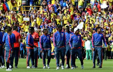 Imágenes para siempre. Jugadores agradecieron por el apoyo y por la gran bienvenida en Bogotá 