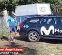 Miguel Ángel López, tercero de La Vuelta, abandona sin problemas físicos aparentes