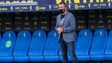 Diego Martínez en una imagen durante un partido en Cádiz.