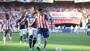 Partido de ida de la gran final de la Liga BetPlay 2023-II entre Junior y Medellín disputado en el estadio Metropolitano de Barranquilla.