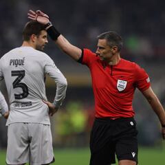 Los árbitros del Inter-Barça, sin castigo