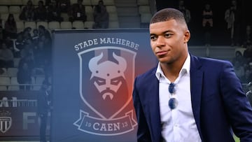 Tormenta Mbappé en Caen