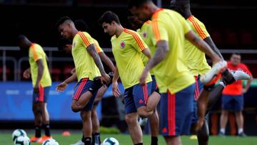 Colombia finaliza preparación para juego con Qatar
