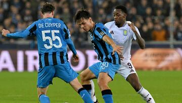 Brujas frena a Durán y Aston Villa en Champions