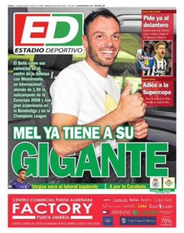 Portadas de la prensa deportiva