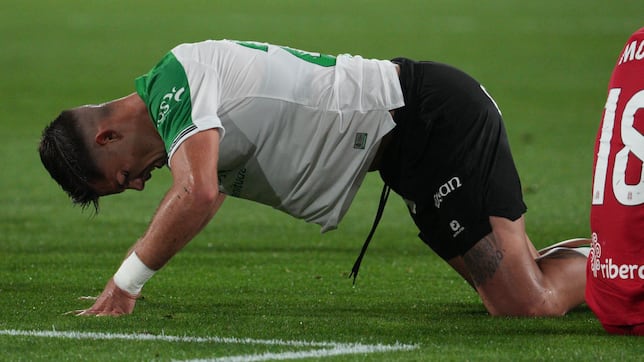 El menisco de Montero le obliga a parar cerca de 2 meses