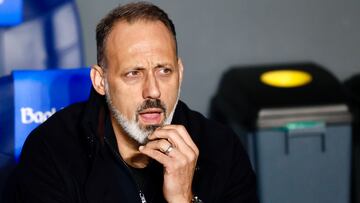 Pellegrino Matarazzo, entrenador de la Real Sociedad, en el partido de Copa ante Osasuna.