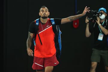 Las reacciones de Nick Kyrgios en su derrota contra Daniil Medvédev