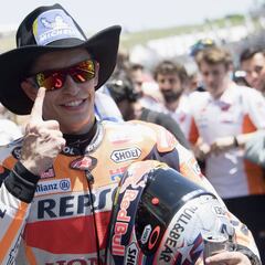 Márquez: un 'sheriff' en Austin que apunta a Agostini y Rossi