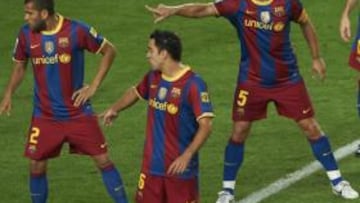 <b>EL LÍDER DE LA ZAGA. </b>Puyol es uno de los líderes indiscutibles de la defensa del Barcelona.