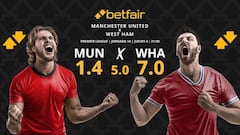 Manchester United vs. West Ham: horario, dónde ver, pronósticos y clasificación