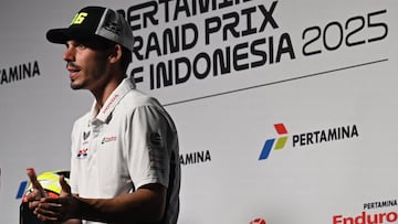 Joan Mir, en el GP de Indonesia.