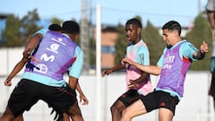 Entrenamiento de la Selección Colombia en España