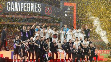 06/05/23 PARTIDO FINAL COPA DEL REY 2023
REAL MADRID - OSASUNA 
ALEGRIA GRUPO LEVANTAMIENTO TROFEO