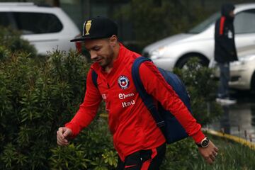 La llegada de la Roja tras el subcampeonato en Rusia