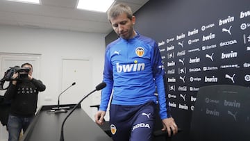 Albert Celades, en sala de prensa.