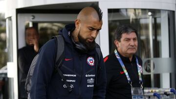 Vidal no entrena en la Roja y es duda para duelo ante Argentina