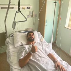 Dani Díez, operado de apendicitis aguda