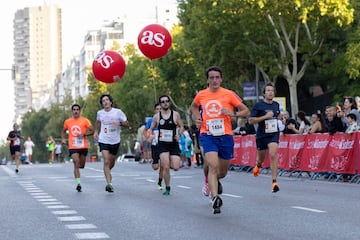 Momento de la carrera en el que se marcan los tiempos.