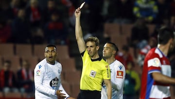 10/02/19 PARTIDO SEGUNDA DIVISION
GRANADA - DEPORTIVO DE LA CORUÑA
TARJETEA ROJA EXPULSION MATIAS NAHUEL
ARBITRO PIZARRO GOMEZ