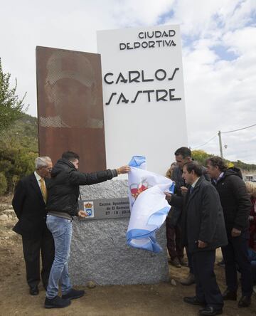 Descubrieron el nombre de la Ciudad Deportiva Carlos Sastre en El Barraco