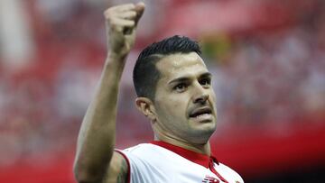 El jugador del Sevilla, Vitolo Mach&iacute;n.