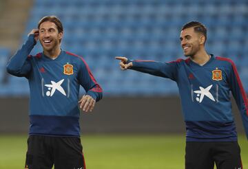 El entrenamiento de la Selección en Oslo en imágenes