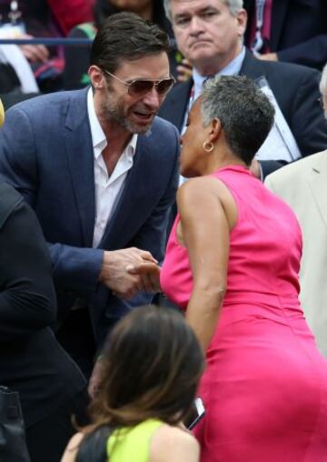 Hugh Jackman y Katrina Adams.