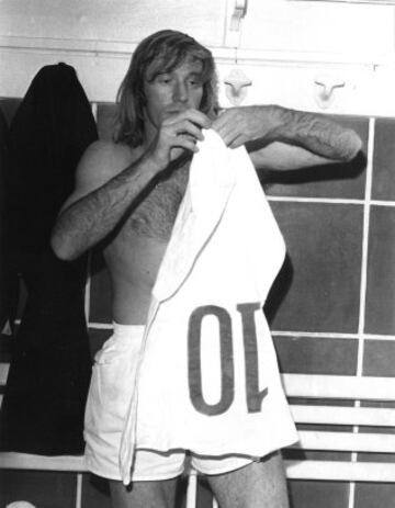 Günter Netzer joined Real Madrid in 1973 and spent three seasons at the Bernabéu.