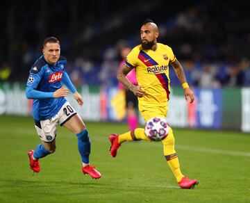 Arturo Vidal y Piotr Zielinski.