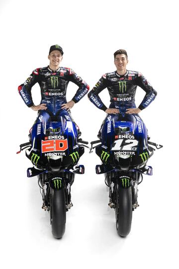 La escudería japonesa ha presentado la Yamaha YZR-M1 para la temporada 2021 con el piloto español Maverick Viñales y el francés Fabio Quartararo. Por primera vez desde el año 2013 no ha estadoel piloto italiano Valentino Rossi.