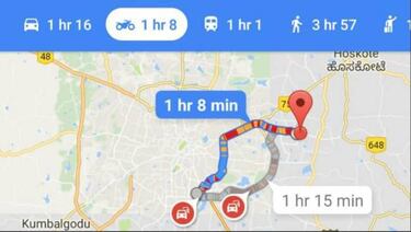Google Maps te guiará mejor si circulas en moto