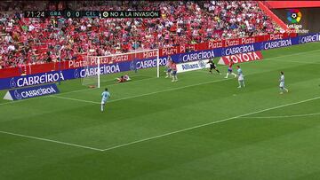 La polémica celebración de gol de Aspas delante de una afición que está en descenso