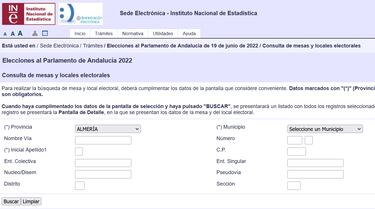 Dónde votar en Almería | ¿Qué colegio me toca en las elecciones y cómo saber mi mesa electoral?