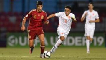 Asensio, contra Holanda en el pasado Europeo Sub-19.