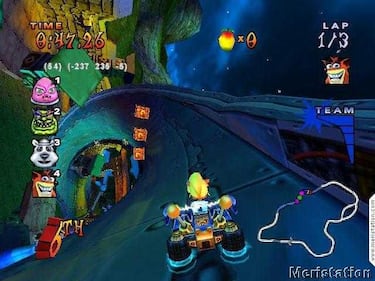 Crash Bandicoot: Nitro Kart (GameCube)