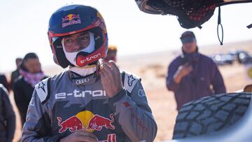 SAINZ Carlos (spa), Team Audi Sport, Audi RS Q E-Tron E2, FIA Ultimate, FIA W2RC, portrait during the Stage 10 of the Dakar 2024 on January 17, 2024 around Al Ula, Saudi Arabia