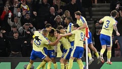 Southampton 2-1 Arsenal: goles, resumen y resultado
