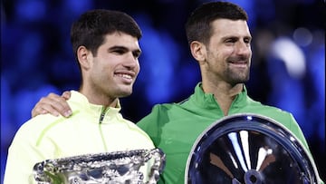 Campeón en Australia: Alcaraz derrotó a Djokovic y rompe récord
