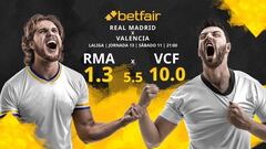 Real Madrid CF vs. Valencia CF: horario, TV, estadísticas, clasificación y pronósticos