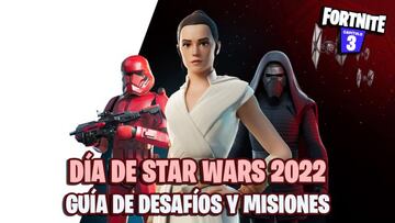 Misiones del D&iacute;a de Star Wars en Fortnite: desaf&iacute;os y recompensas