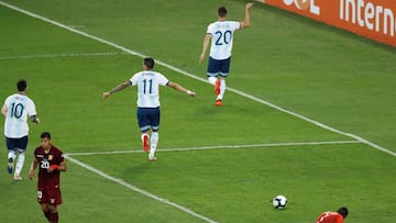 Argentina beat Venezuela 2-0 in the Copa América 2019 quarter-final