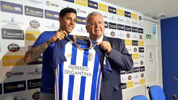 Maxi Villa, jugador de la Ponferradina