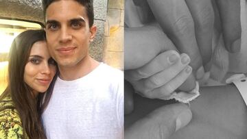 Marc Bartra y Melissa Jim&eacute;nez, padres de nuevo.