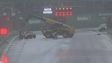 Accidente de Kimi Raikkonen en el GP de Brasil 2016 de F1.