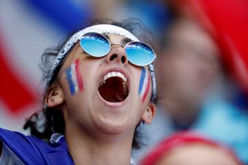 Las mejores imágenes de los aficionados desplazados a la Copa Mundial Femenina de Fútbol celebrada en Francia para animar a sus respectivas selecciones.