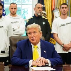 Trump habla de guerra y mujeres... ¡Con la Juve!