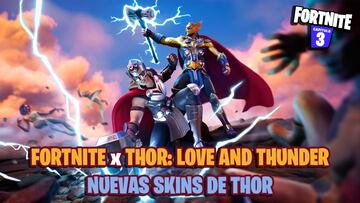 Fortnite x Thor: Love and Thunder - Nuevas skins de Thor y Jane Foster llegan al juego